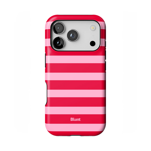 Cherry Stripe iPhone Case
