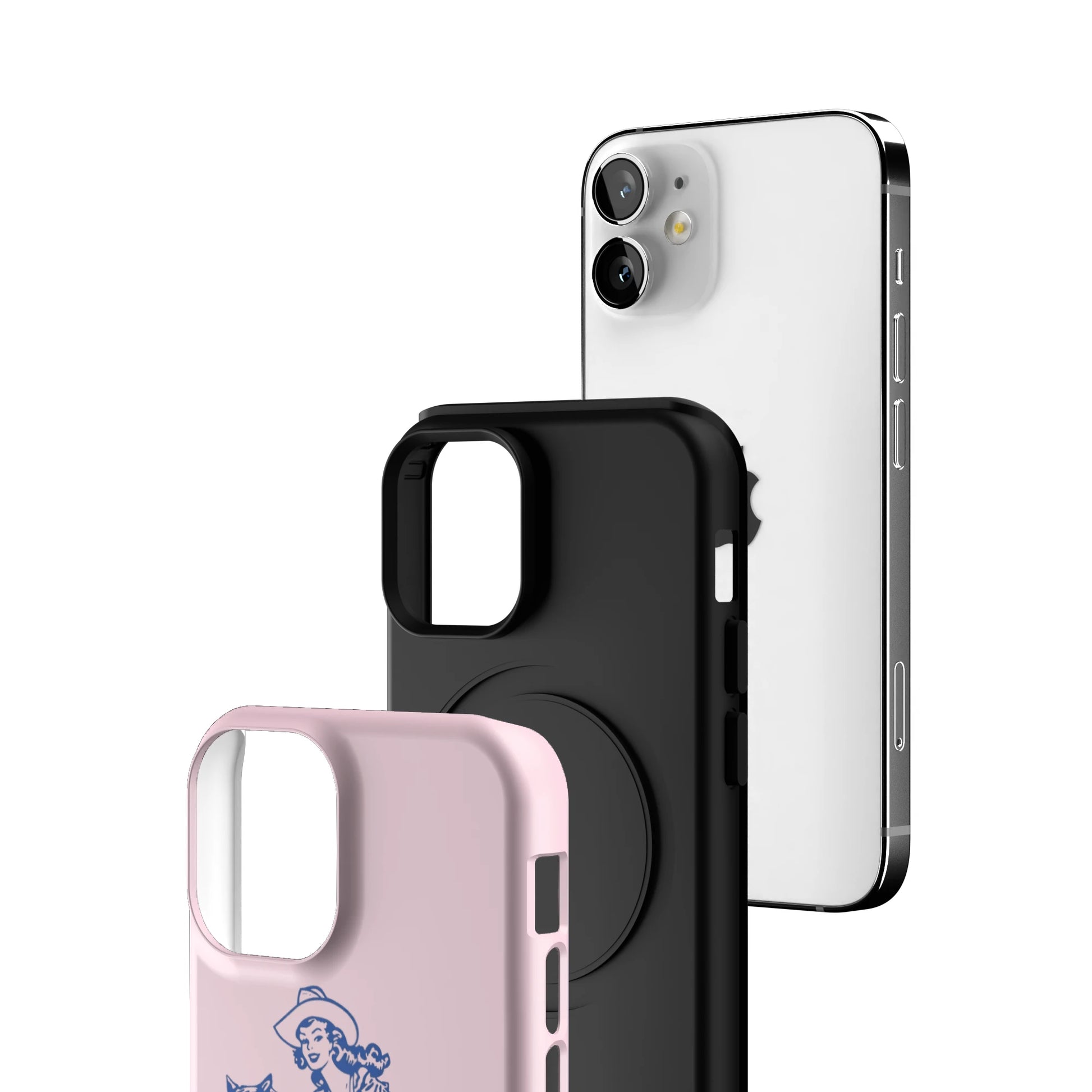 Pink-Lasso-Lady-iphone-case-iPhone 12 Mini-3