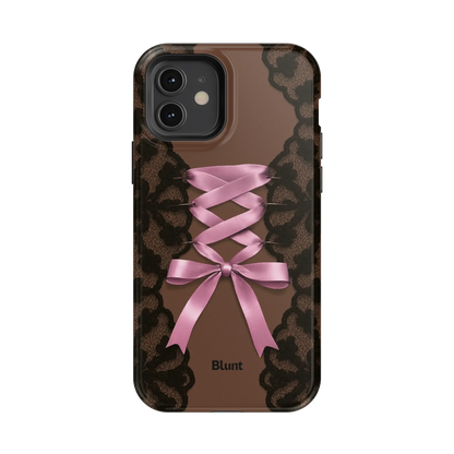 Brown Corset iPhone Case
