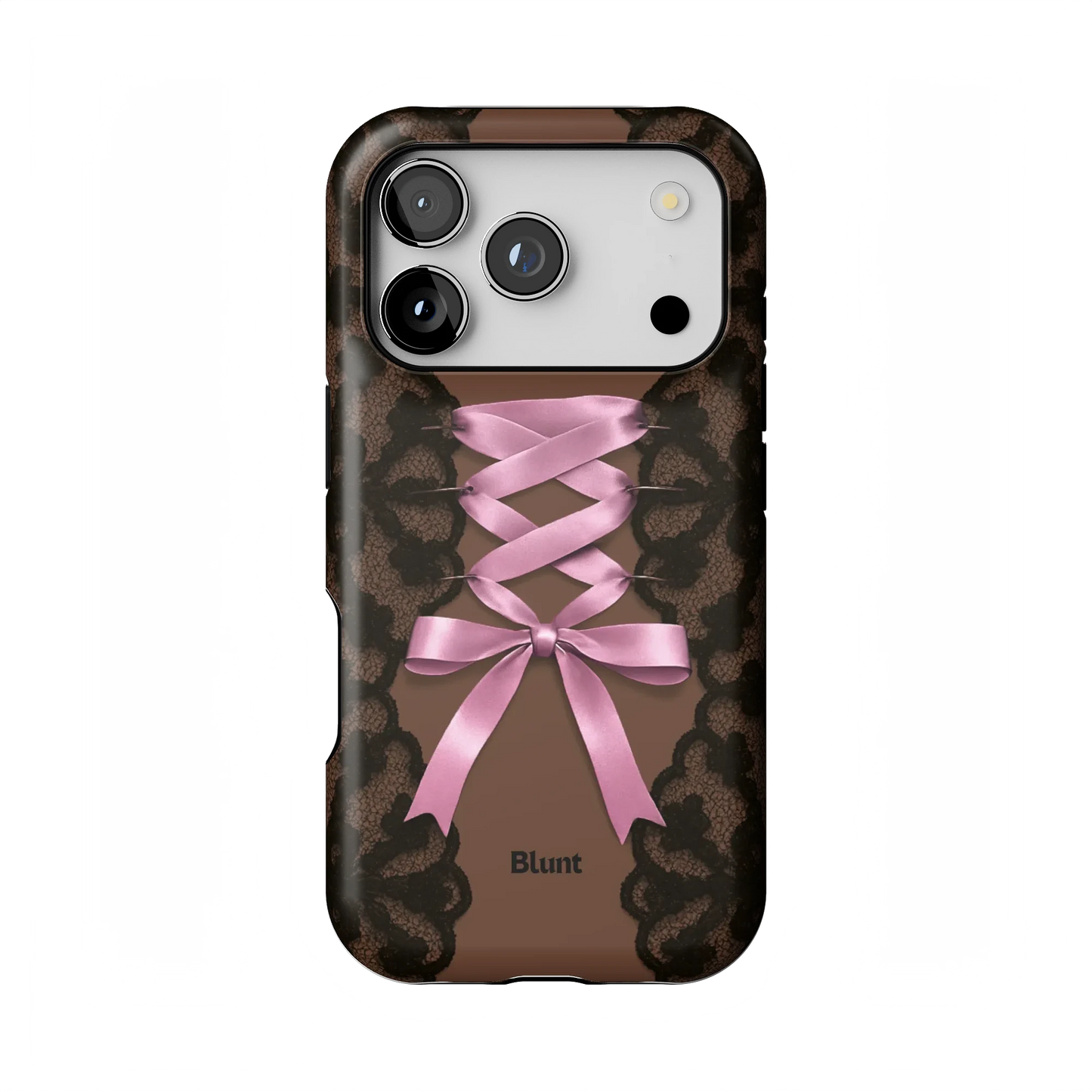 Brown Corset iPhone Case