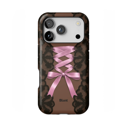 Brown Corset iPhone Case