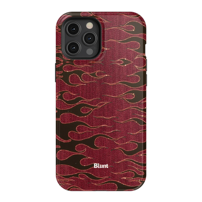 Crimson Fire iPhone Case