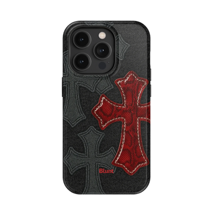 Crimson Cross iPhone Case