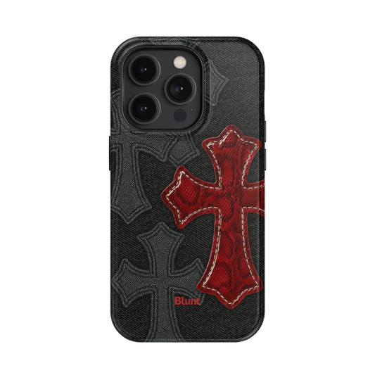 Crimson Cross iPhone Case