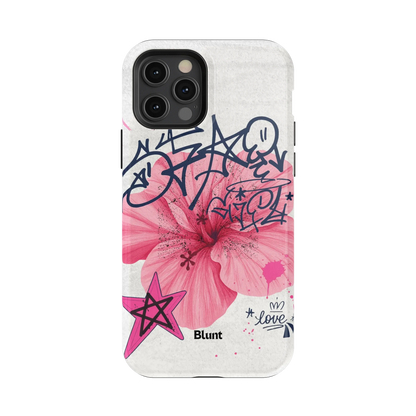 Grafitti Blossom iPhone Case