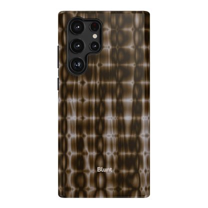 Brown Ripple Samsung Case