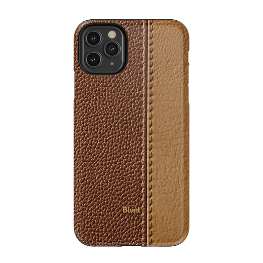 Two-Tone Walnut iPhone Case