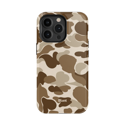 Brown Camo iPhone Case