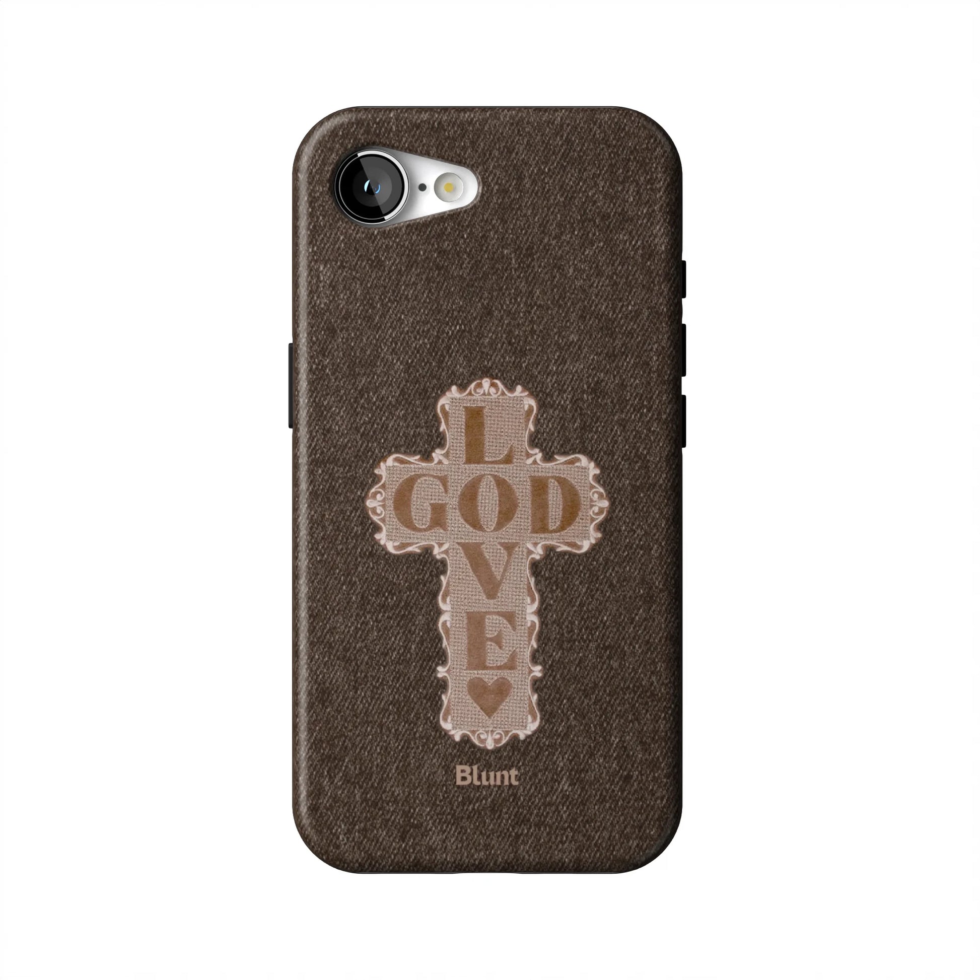 Love-God-Brown-Cross-iphone-case-iPhone 17 E-1