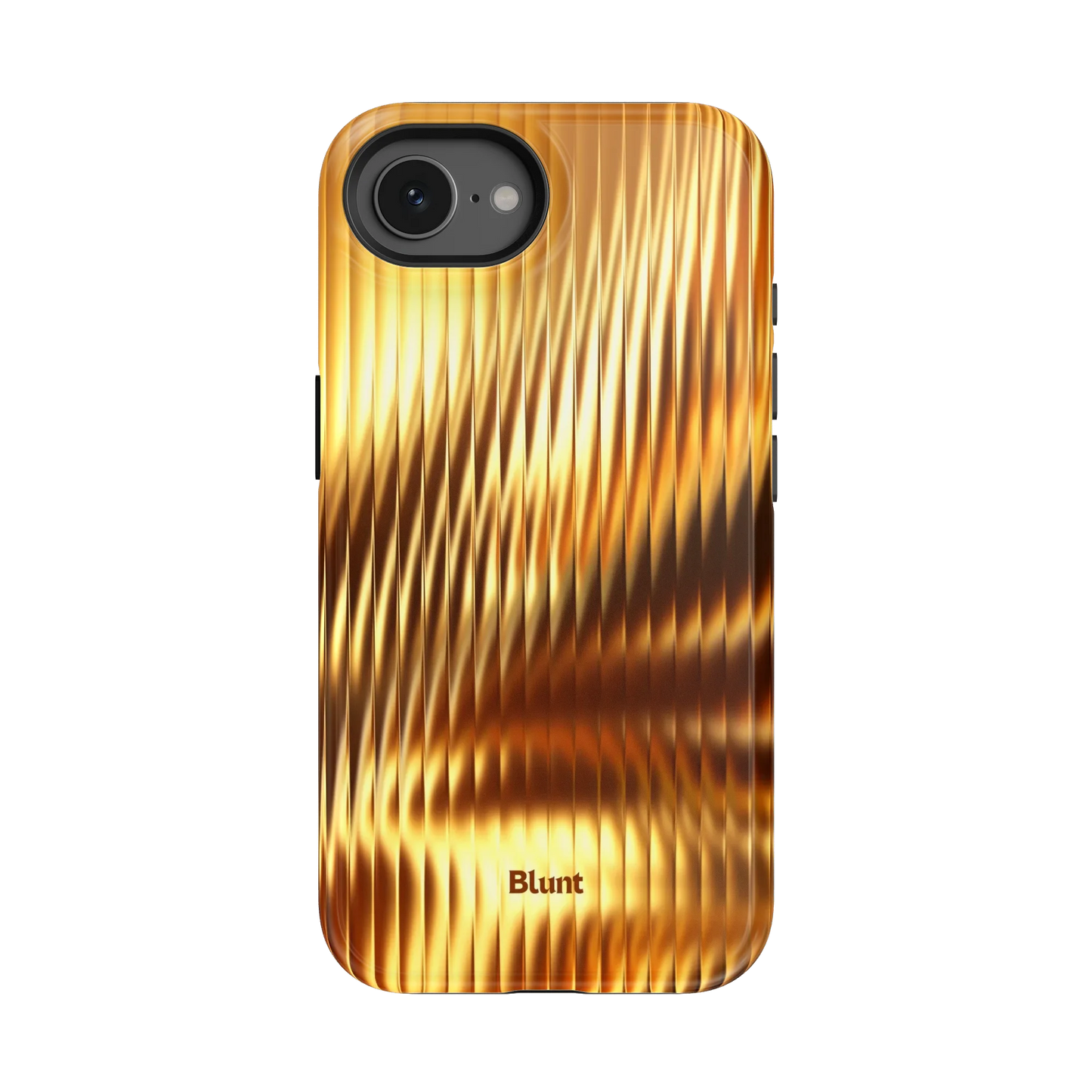 Golden Ripple iPhone Case