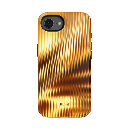Golden Ripple iPhone Case