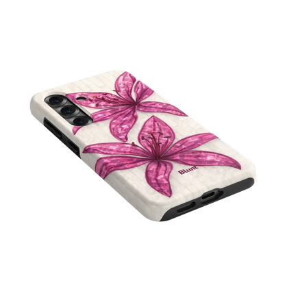 Purple-Floral-Luster-samsung-case-S25-2