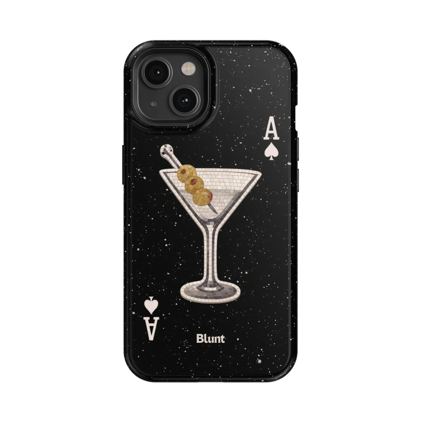 Black Dirty Martini iPhone Case