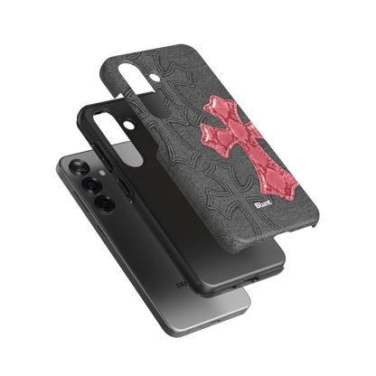 Pinkscale Cross Samsung Case