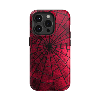 Crimson Web iPhone Case