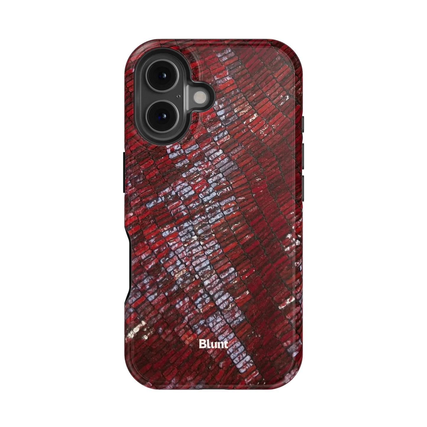 Crimson Scale iPhone Case