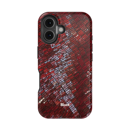 Crimson Scale iPhone Case