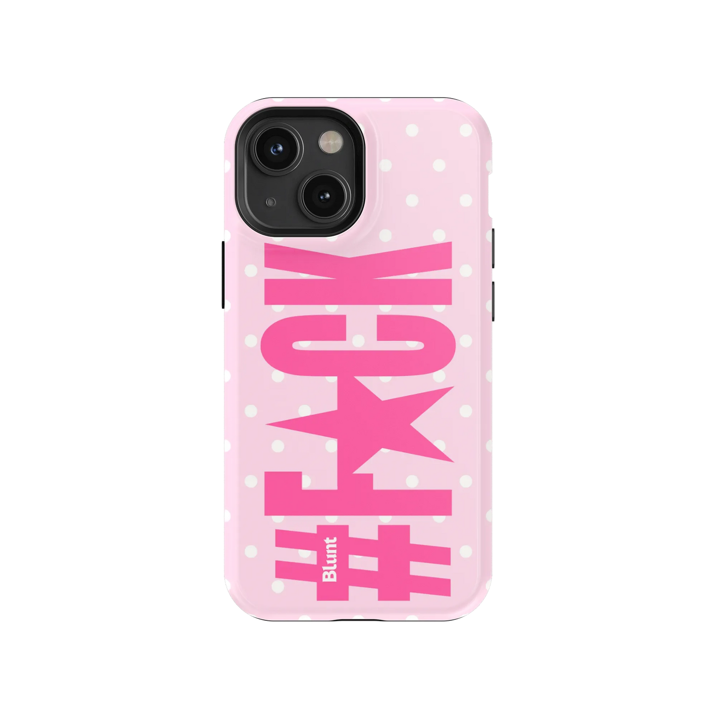 Pink Polka Riot iPhone Case
