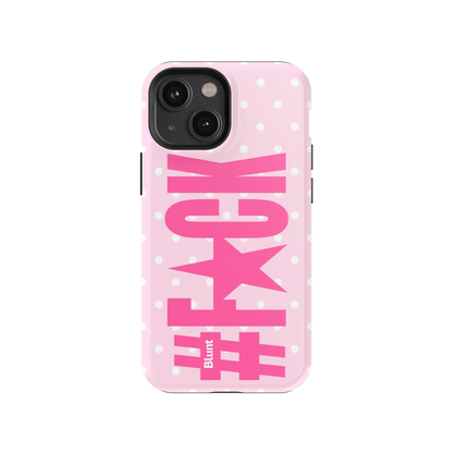 Pink Polka Riot iPhone Case