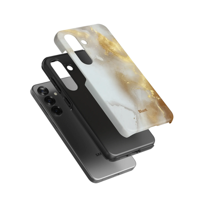 Ivory Marble Samsung Case