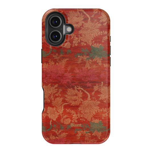 Crimson Tapestry iPhone Case