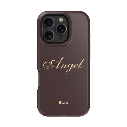 Brown Angel iPhone Case