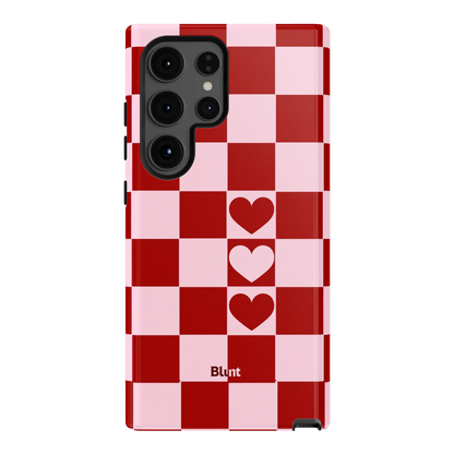 Checker Love Samsung Case