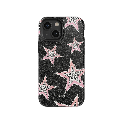 Pink Zebra Stars iPhone Case