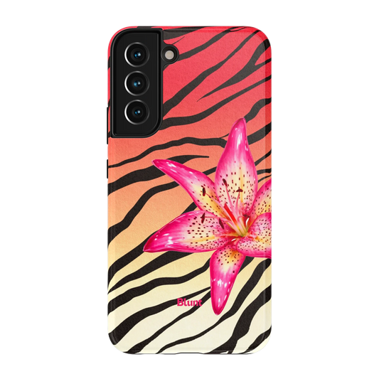 Striped-Lilly-samsung-case-Galaxy S22 Plus-1