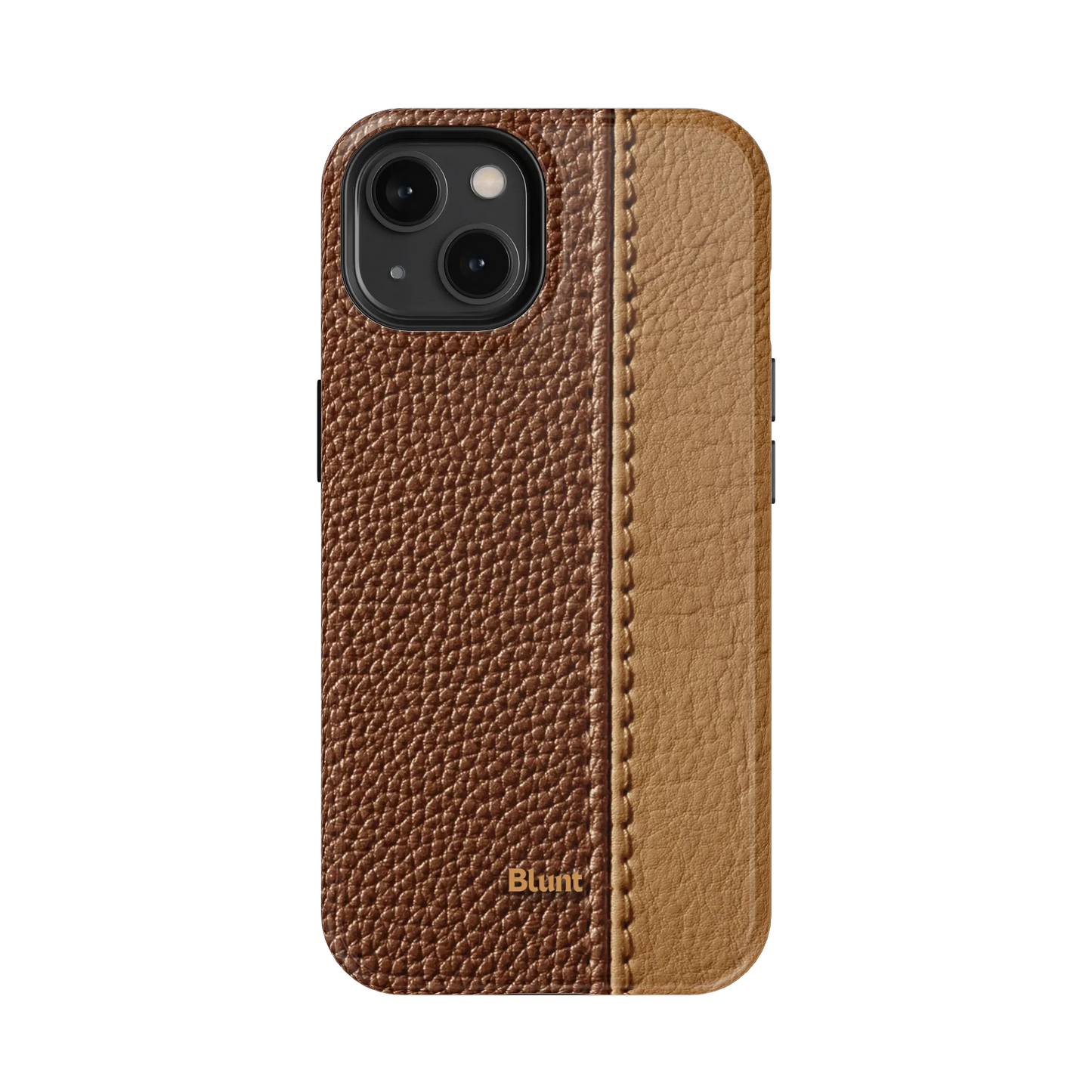 Two-Tone Walnut iPhone Case