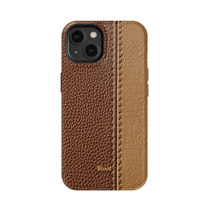 Two-Tone Walnut iPhone Case