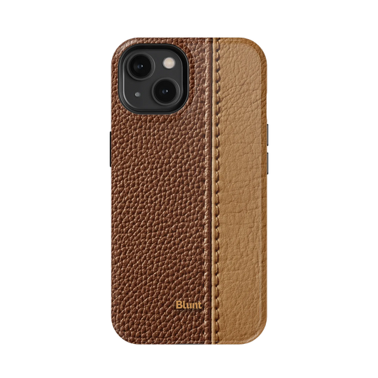 Two-Tone Walnut iPhone Case