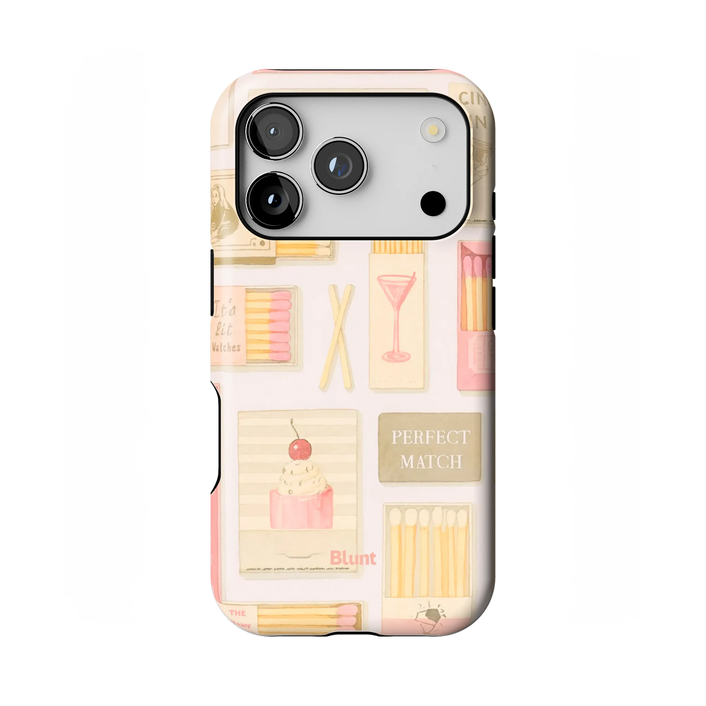 Pink Match iPhone Case