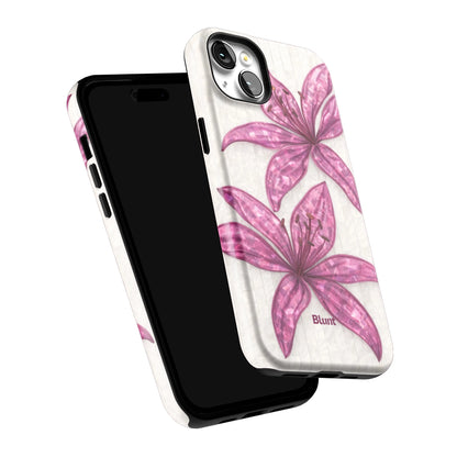 Purple-Floral-Luster-iphone-case-iPhone 14 Plus-5