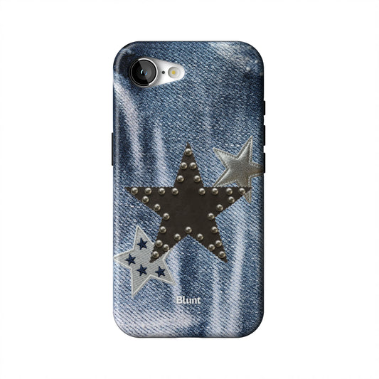 Denim-Starstud-iphone-case-iPhone 17 E-1