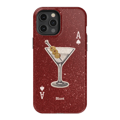 Red Dirty Martini iPhone Case