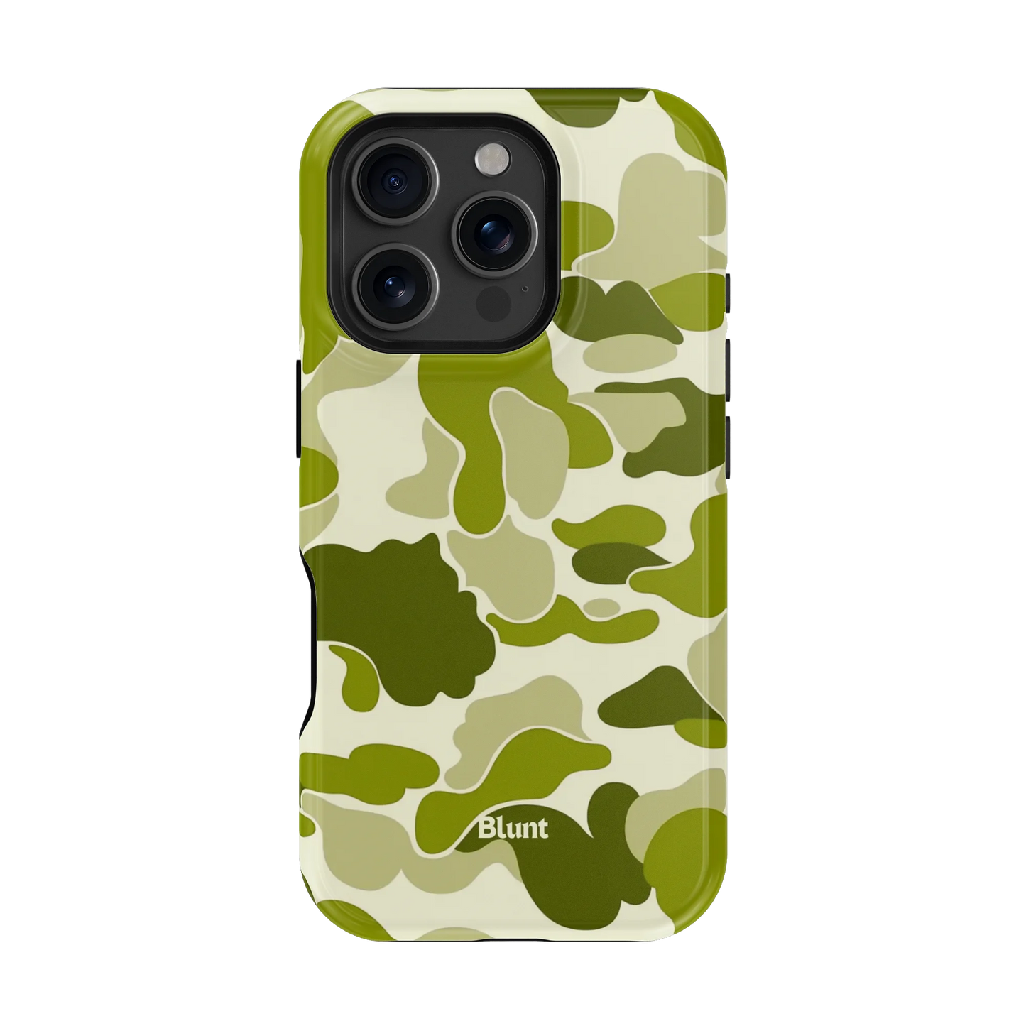 Lime Camo iPhone Case