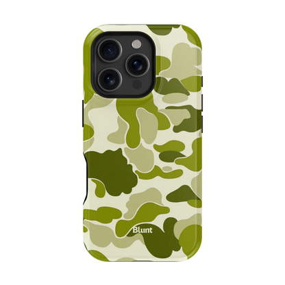 Lime Camo iPhone Case