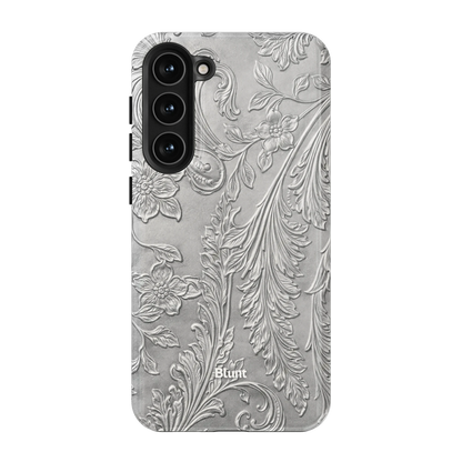 Tooled Silver Samsung Case