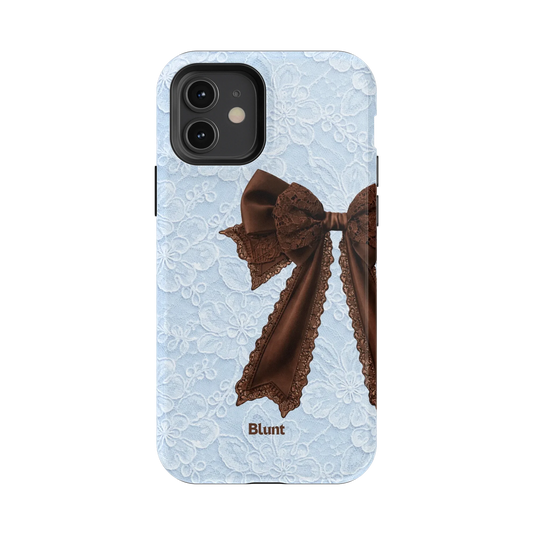 Bleu Bow iPhone Case