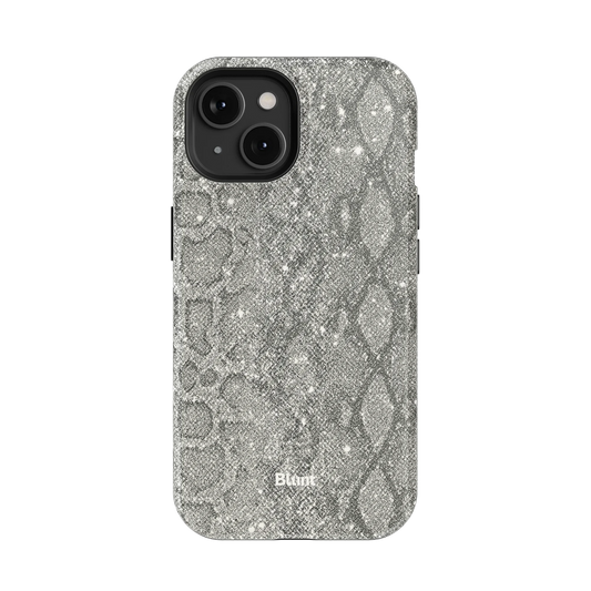 Silver Python iPhone Case