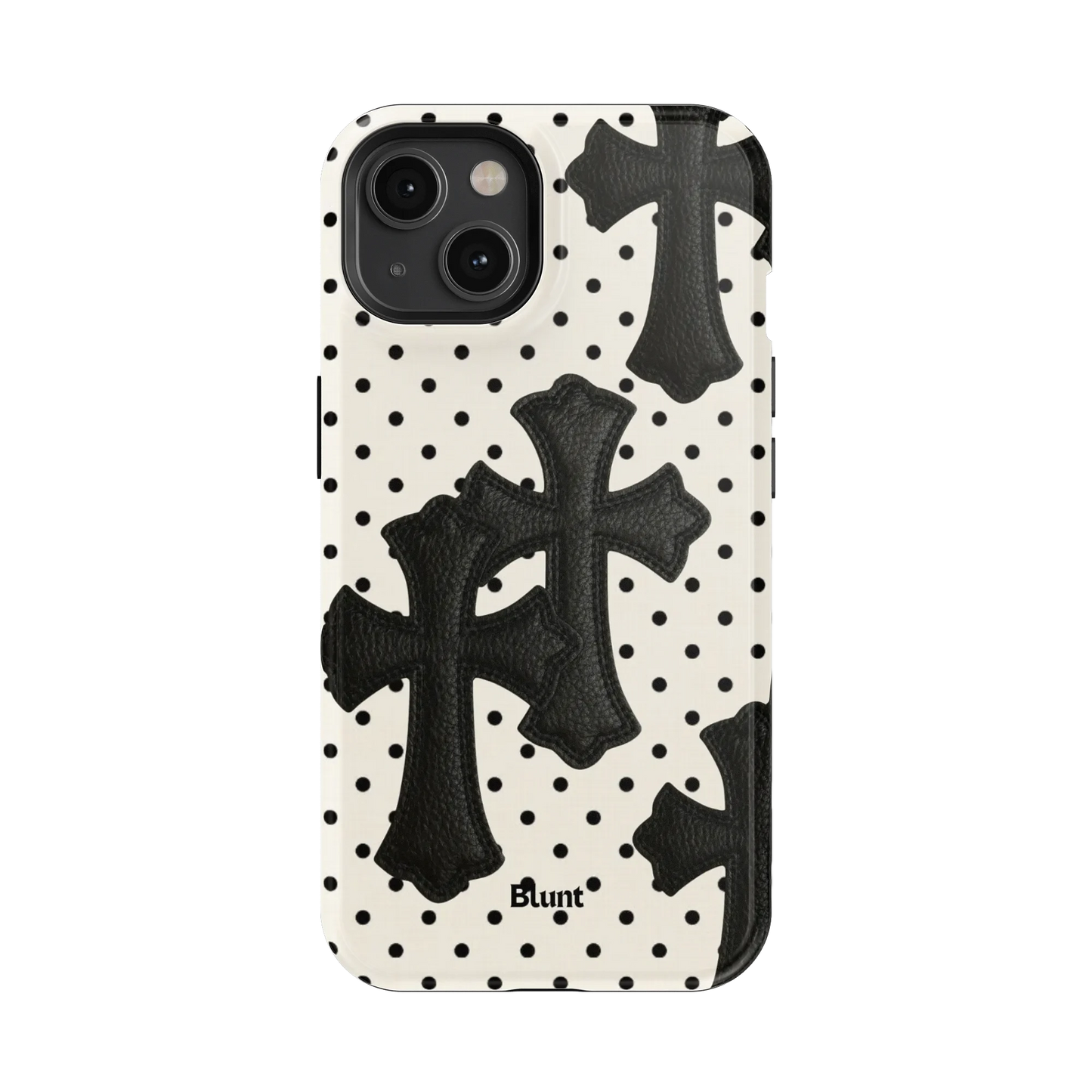 Noir Crosses iPhone Case