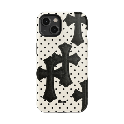 Noir Crosses iPhone Case