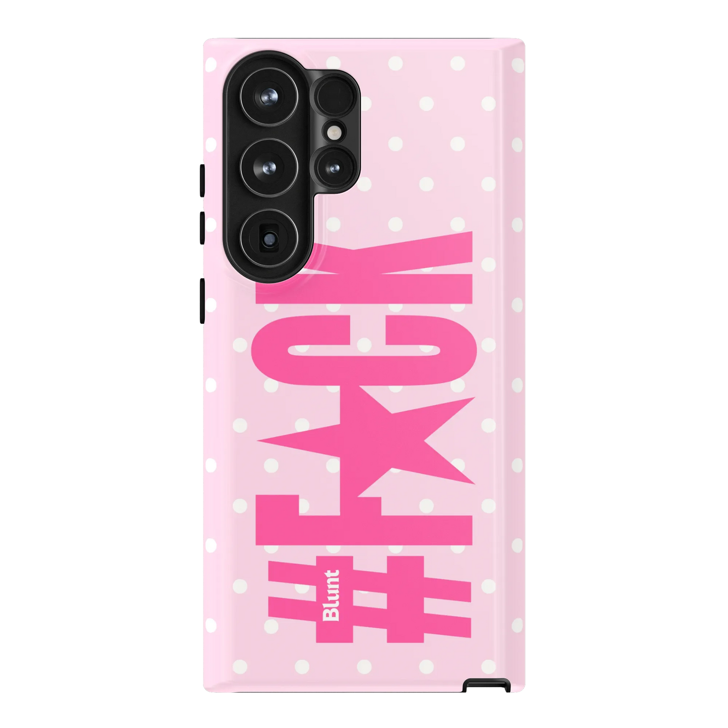 Pink Polka Riot Samsung Case