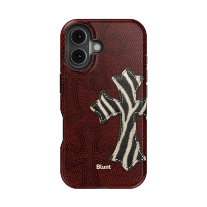 Zebrascale Cross iPhone Case