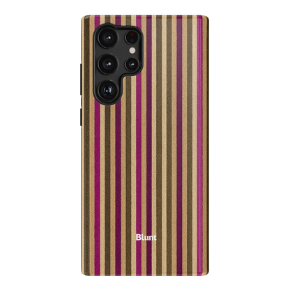 Pecan Stripe Samsung Case