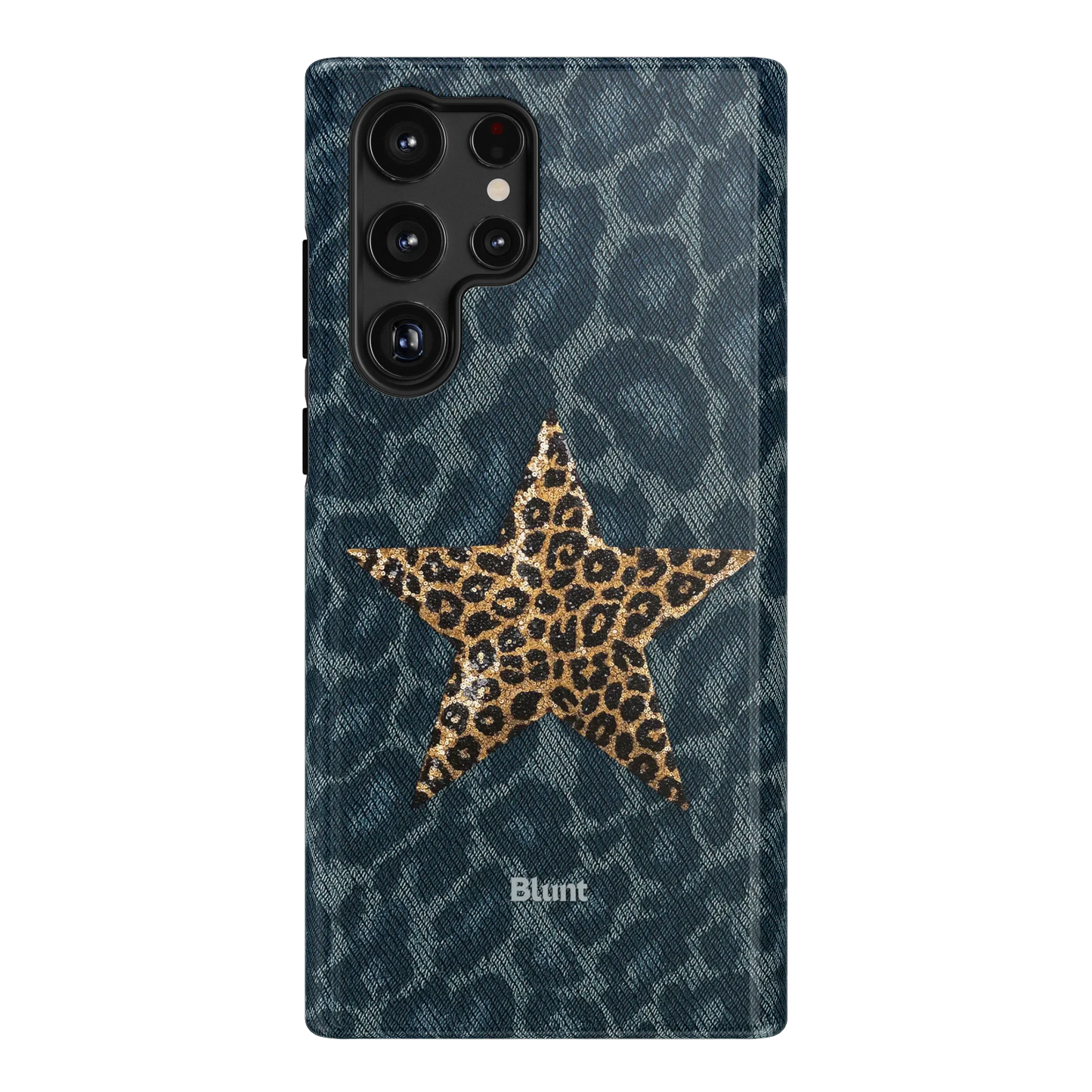 Denim Cheetah Samsung Case