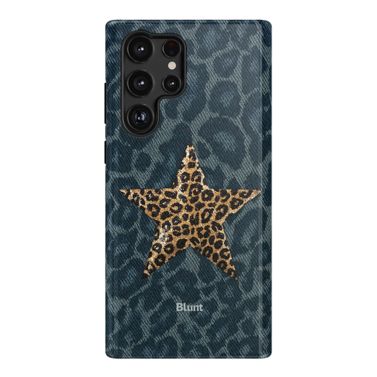 Denim Cheetah Samsung Case