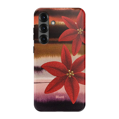 Crimson Bloom Samsung Case