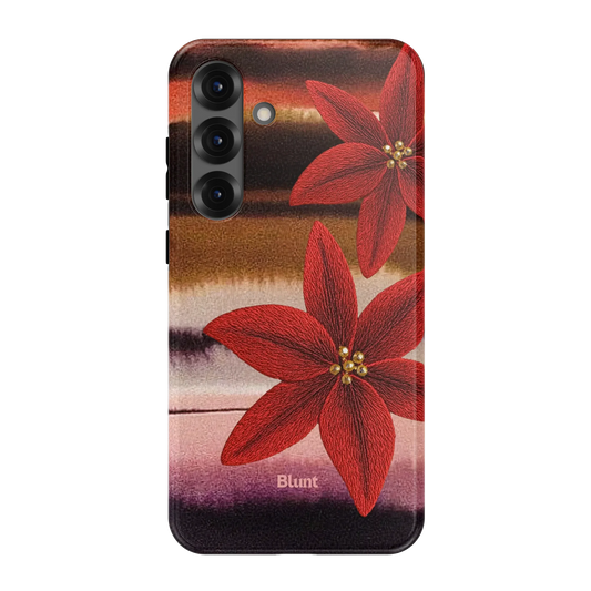 Crimson Bloom Samsung Case